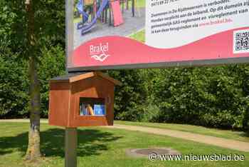 Nieuw boekenruilkastje aan recreatiedomein