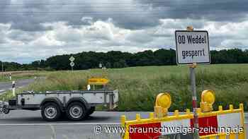 Weddel: So ist die Lage an der gesperrten Schapener Straße