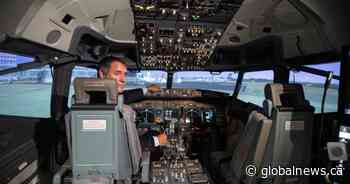 Canadian North simulator shown off to Edmonton airport, brings pilot training closer to real thing