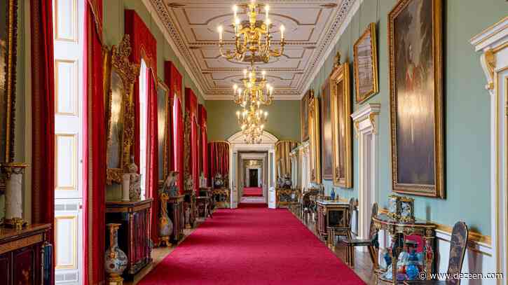 Dezeen Agenda features Buckingham Palace's refurbished chinoiserie interiors