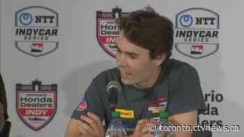 'I actually rented a bike:' Race car driver almost misses Honda Indy press conference due to Toronto gridlock