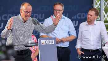 CDU-Chef grenzt sich von AfD ab: Merz: "Wir sind Patrioten und keine Nationalisten"