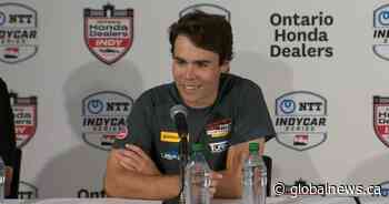 Toronto traffic woes: Indy driver rents bicycle, then runs to get to track