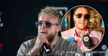 Jake Paul slaat terug naar Conor McGregor: ‘Hij moet wat minder cocaïne gebruiken’