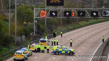 Activisten die Britse snelweg wilden blokkeren moeten jarenlang de cel in