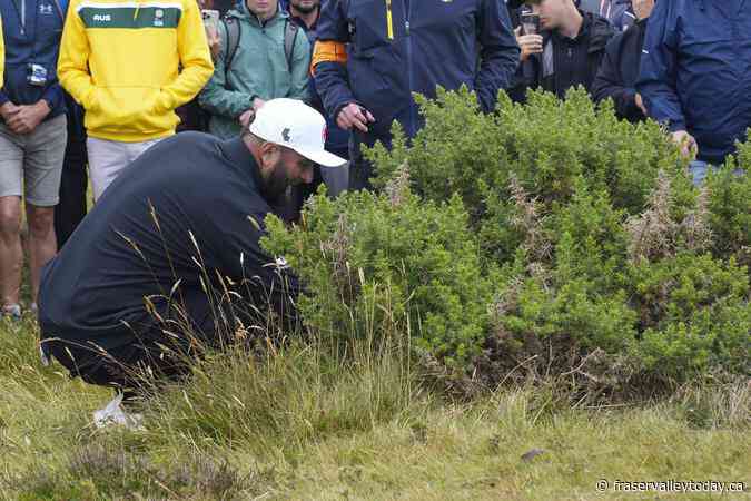 Dan Brown makes late birdies for a 1-shot lead over Shane Lowry in wind-challenged British Open