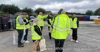 Saudi binmen visit Blackburn to learn about recycling