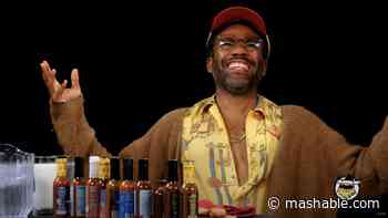 Donald Glover manifests a dream coyote for his 'Hot Ones' journey