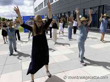 Montreal Chest Institute learns line dancing to raise money