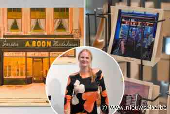 Mel Lucy Bruneel (29) schildert Antwerpen op hedendaagse manier met roze bril: “Tijdens de coronapandemie viel de schoonheid van de stad mij pas op”