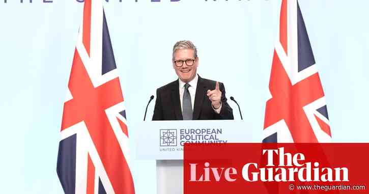 Keir Starmer speaks after European Political Community summit – as it happened