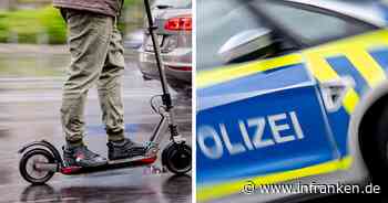 Bamberg: 18-Jähriger unter Drogeneinfluss kollidiert mit E-Scooter in Polizeiwagen