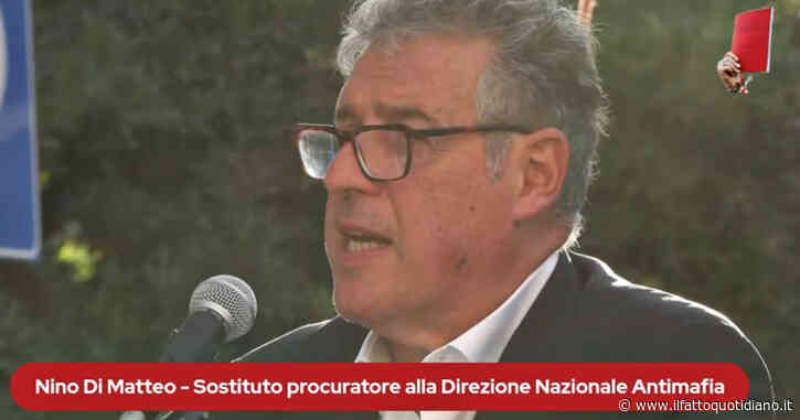 Di Matteo: “Berlusconi? È un Paese al contrario quello che lo dipinge come padre della Patria. Questa non è l’Italia di Falcone e Borsellino”