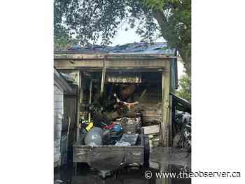 No injuries in Sarnia shed fire: firefighters