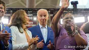 "Gemeinsam werden wir gewinnen": Biden gibt sich siegessicher - und hält an Kandidatur fest