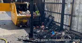 Four Essex and Fire Rescue crews tackled the fire