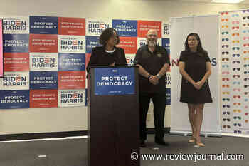 Nevada Democrats say they’ll back Biden’s choice, slam Trump’s RNC speech