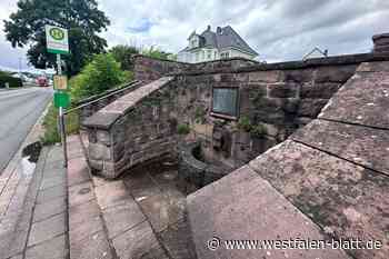 Nur gefühltes Denkmal: die Meyerfeldtreppe in Beverungen