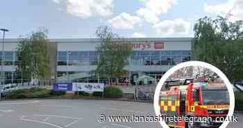 Sainsbury's Colne store closed after fire in car park