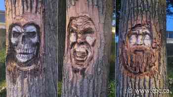 Art or vandalism? Tree carvings in Welland, Ont., spark debate as police investigate