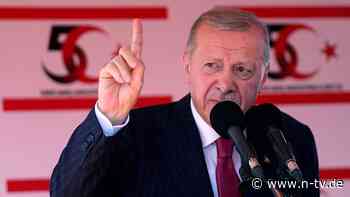 Gespräche nicht "von Nutzen": Erdogan erteilt Wiedervereinigung Zyperns Absage