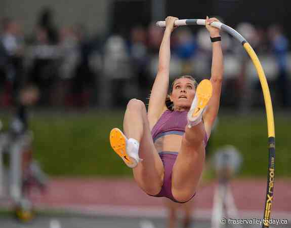 Newman wins pole vault silver, Canadian men fourth in 4x100m relay at Diamond League