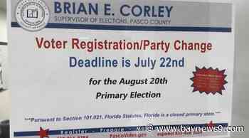 Pasco County Elections officials share important deadline information for primary election