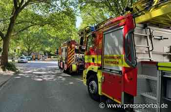 FW Ratingen: Brand eines Fahrrad Akkus im Keller