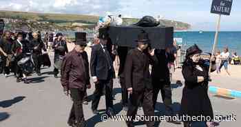 Dorset environmental groups stage 'funeral for nature'