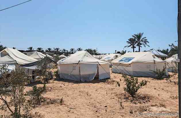 Nach der Evakuierung des SOS-Kinderdorfs Rafah: Kinder im provisorischen Camp in Gaza weiter in Lebensgefahr