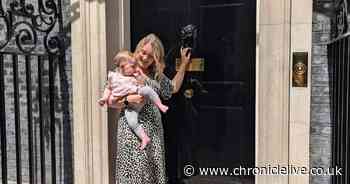 South Shields mum and baby highlight health 'scandal' at 10 Downing Street and deliver petition