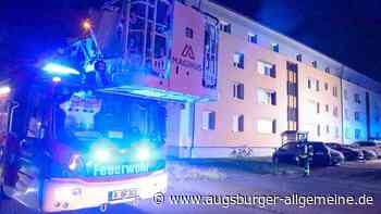 Brand in Augsburg-Kriegshaber