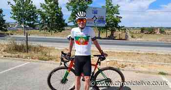 Tynemouth cyclist to take on 1,250 mile challenge from South Shields to Portugal