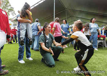 Incarcerated women reunite with children for a day of bonding