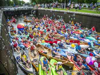 Photos: Kayaks and canoes fill Hartwells lockstation with colour