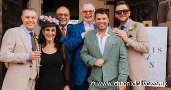 Newcastle pantomime icon Chris Hayward marries fiancé in star-studded ceremony