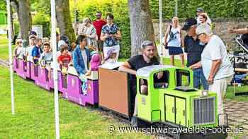 Im Nagolder Stadtpark: Wie anno Gartenschau: Das Kleb-Bähnle rollt wieder