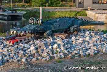 Krokodil aan passantenhaven heeft opknapbeurt nodig: “Kleur is weg en hout is rot”
