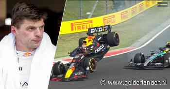 Withete Max Verstappen mist podium na touché met Lewis Hamilton en brandt los: ‘Kreeg dom commentaar op de radio’
