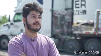 This trucker travelled 16,000 km in less than 2 weeks in March. He still hasn't been paid