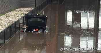 In 20 minuten tijd gingen de auto’s van Merlin en Alfons kopje onder