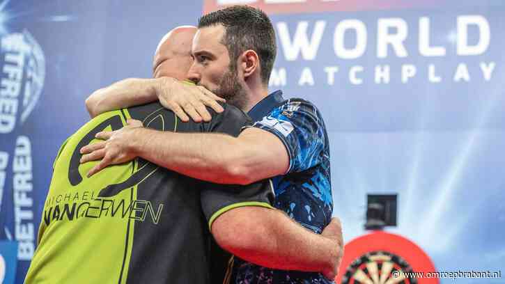 Van Gerwen toont veerkracht maar grijpt naast World Matchplaytitel
