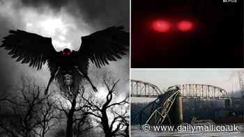 Unravelling the mystery of the Chicago Mothman: Experts reveal the truth behind the creepy red-eyed flying monster - as Netflix releases trailer for Unsolved Mysteries