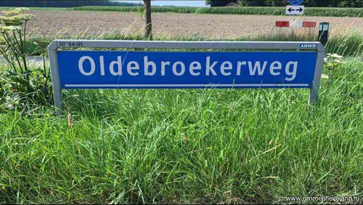 Dronten - Vakantieperiode benut voor onderhoud, Oldebroekerweg Dronten overdag dicht