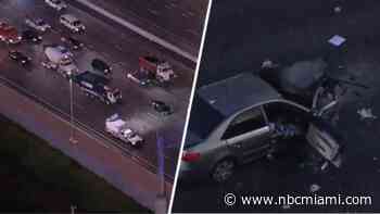 Traffic delays expected after fatal crash on Florida's Turnpike blocks several lanes near Doral
