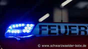 Brand in Gültlingen: Schnelles Eintreffen der Feuerwehr verhindert Schlimmeres in der Nacht