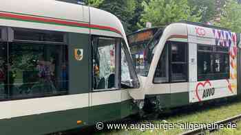 Tramunfall in Augsburg