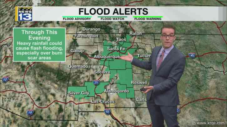 Stormy and muggy weather expected across New Mexico