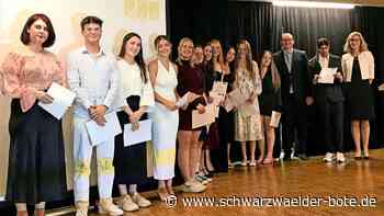 Abschlusszeugnisse: 40 Abiturienten am Nagolder SG