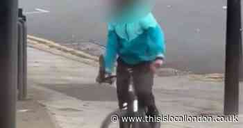 Middleton Green park, Bethnal Green man seen with knife